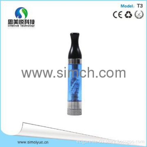 Fashion and Colorful Electronic Cigarette T3 Atomizer